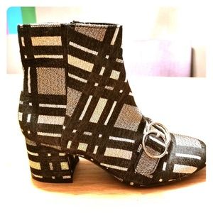 Bleecker and Blond Ankle Boots